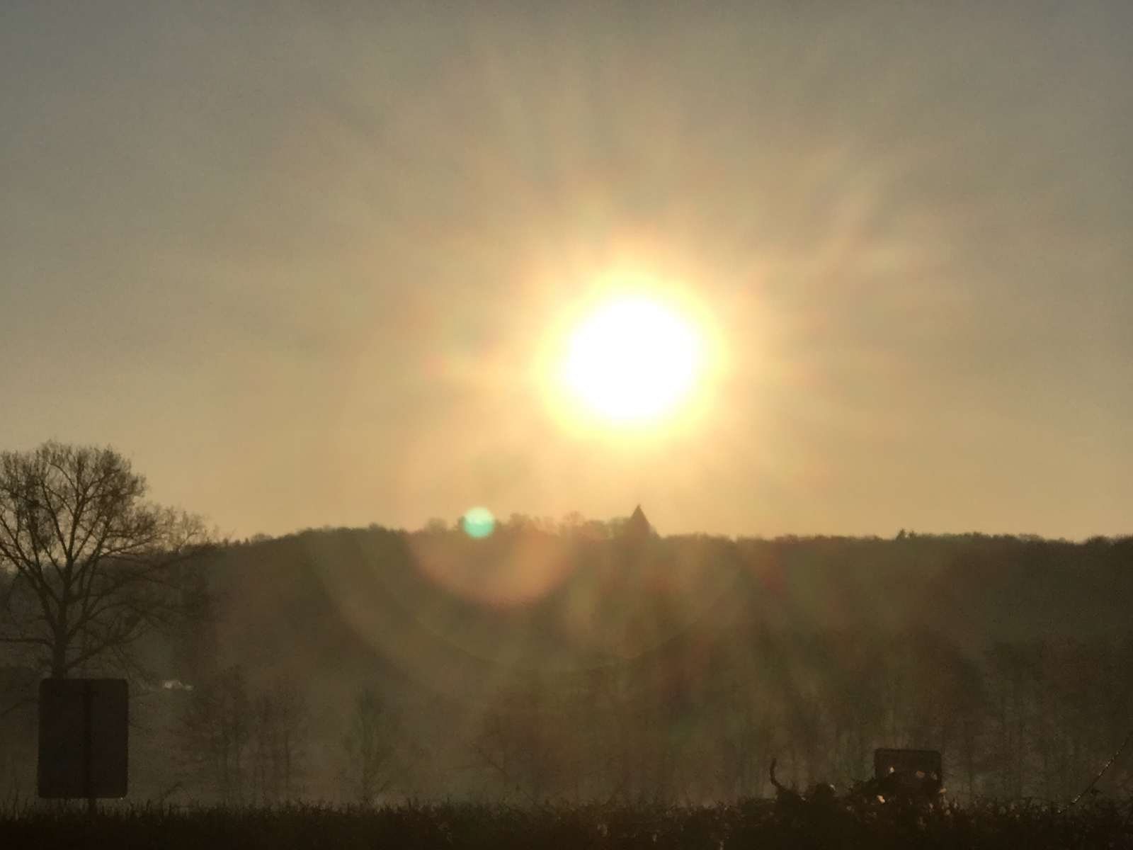 L’énergie du Soleil, ce matin du 28 mars 2017 en Alsace